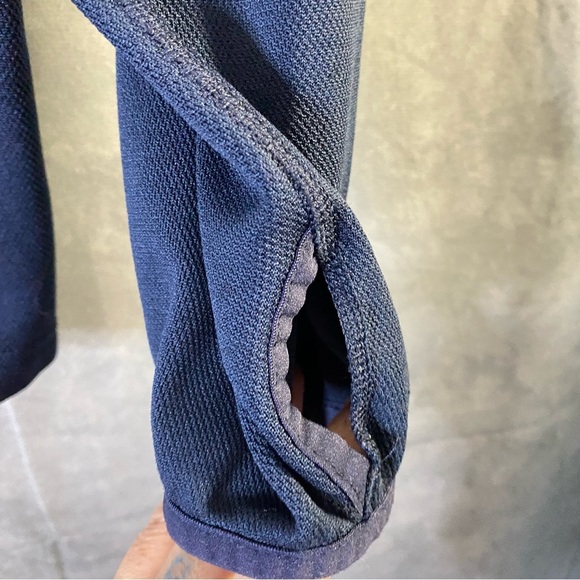 The North Face Mens XL 1/4 Zip Pullover Blue Gorpcore Lightweight Thumbhole - Picture 2 of 8